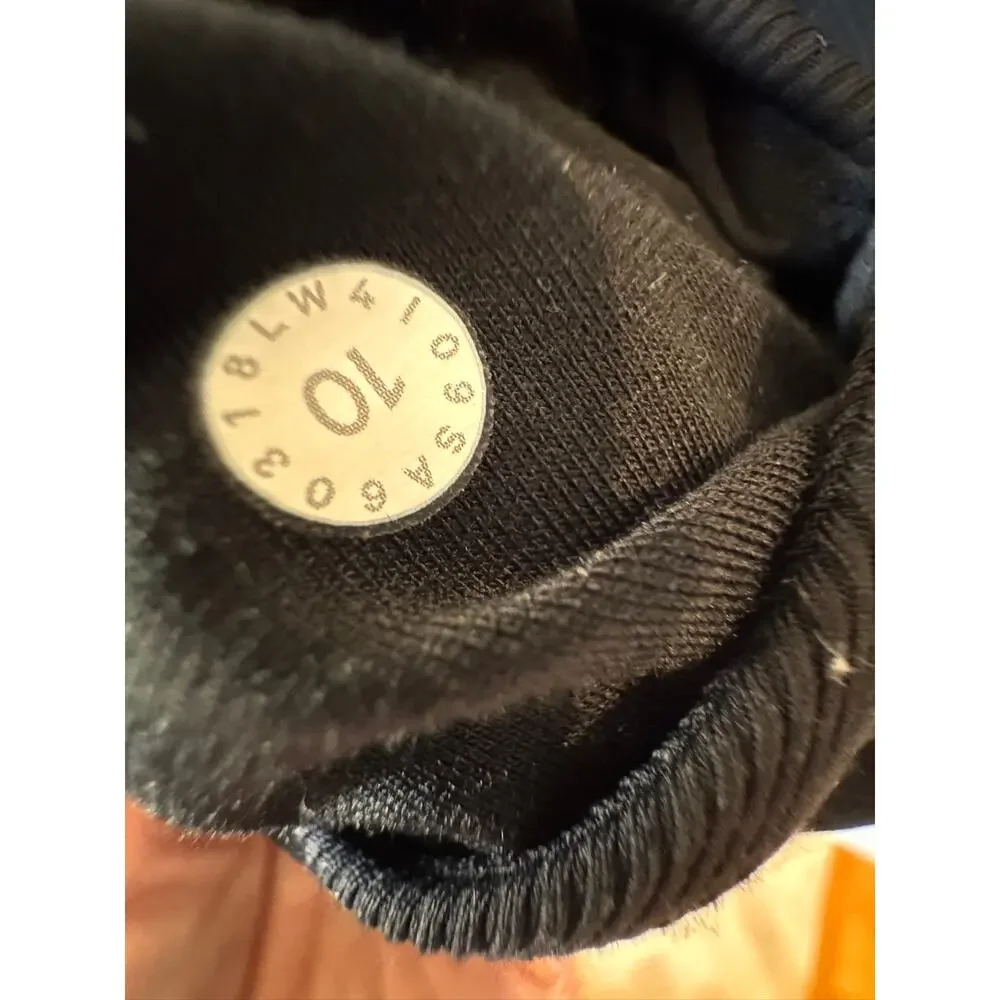 Lululemon Black Dance Studio Jacket III Reversible Hooded Full Zip Size 10 L